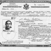 Sidonia’s Citizenship Certificate, November, 1954 Citizenship Certificate